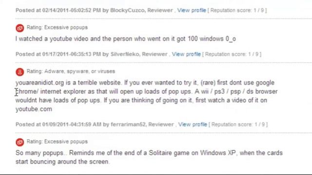 REVIEW: Youareanidiot.org смотреть онлайн