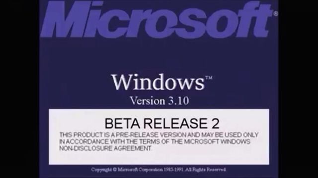 windows 3.1 beta 2 смотреть онлайн
