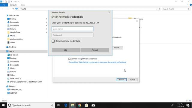 How to map a network drive in windows 10 (Tutorial ) смотреть онлайн