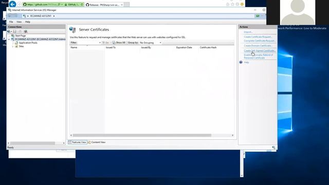 Lets Encrypt Demo for Windows + creating self signed certificate in IIS смотреть онлайн