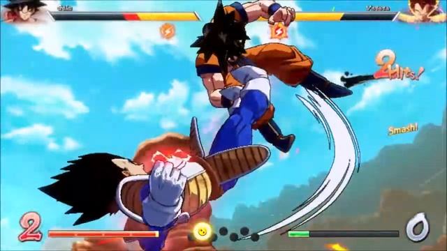 GOKU VS VEGETA (Dragon Ball Fighter Z + You Say Run) смотреть онлайн
