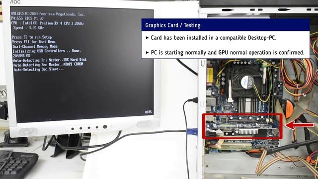 Reconditioned Gigabyte Graphics Card смотреть онлайн