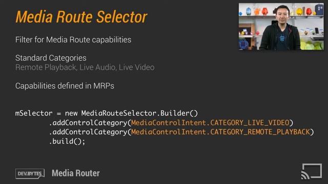 DevBytes Media Router Framework Part 1 Media Router API смотреть онлайн