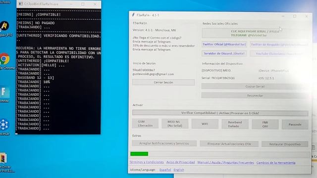 Bypass Iphone 6 plus Ios 12.5.1 Untethered (windows) смотреть онлайн
