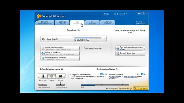 TuneUp Utilities 2012 смотреть онлайн