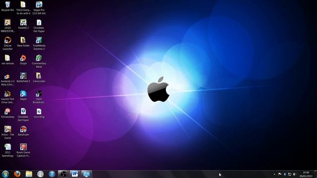 How To - Disable windows Aero Peek (Desktop Preview) смотреть онлайн