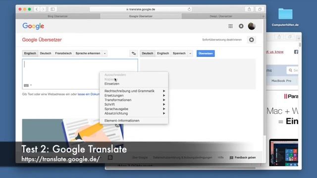 Übersetzungs Tools im Vergleich: Google, Bing, DeepL смотреть онлайн