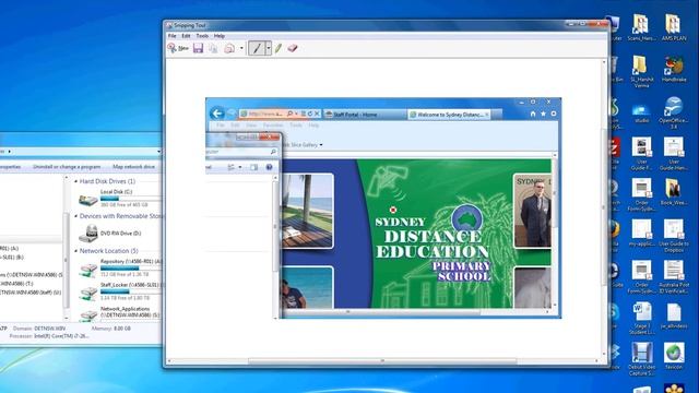 Using Snipping Tool for Windows Screen-Shots смотреть онлайн