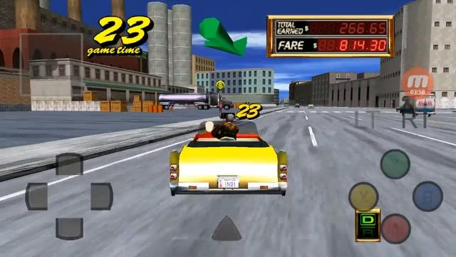 Android DreamCast Emulator ReiCast Crazy Taxi 2 Game Play смотреть онлайн