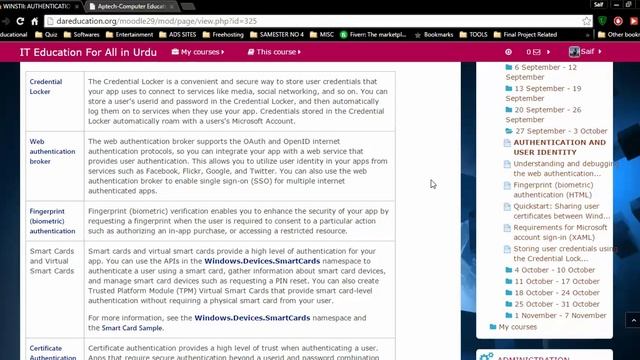 AUTHENTICATION AND USER IDENTITY IN WINDOW STORE APPLICATION IN URDU смотреть онлайн