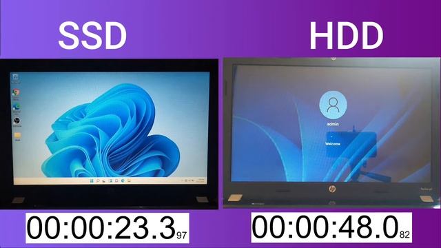SSD vs HDD Loading Windows 11 смотреть онлайн
