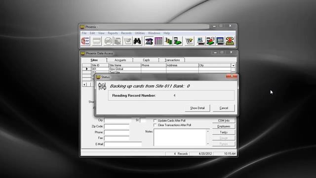 Phoenix for Windows Backup and Import K800 card information смотреть онлайн