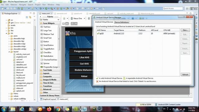 PROJECT ANDROID ECLIPSE Aplikasi KHS Terhubung Database MySql смотреть онлайн