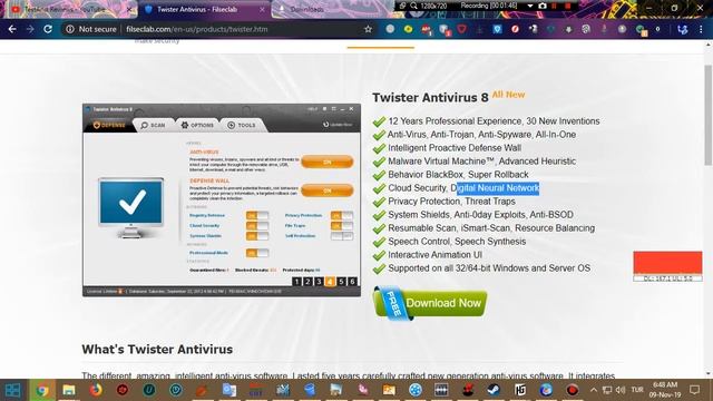 Twister Antivirus 8 - 2019/11/09 06:46 21 003 смотреть онлайн