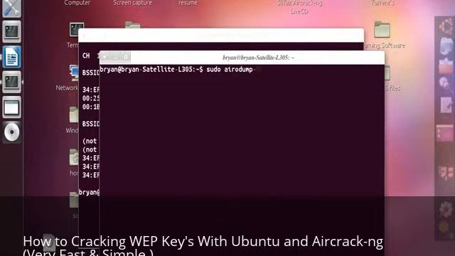 How to Cracking WEP Key's With Ubuntu and Aircrack-ng (Very Fast & Simple ) смотреть онлайн