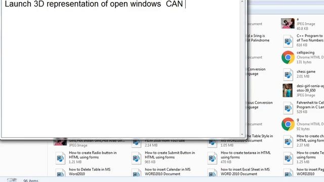 How to Launch 3D representation of open windows in Windows7 смотреть онлайн