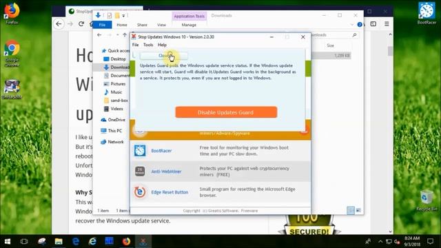 Easy guide how to finally stop Windows 10 updates and upgrades with StopUpdates10 смотреть онлайн