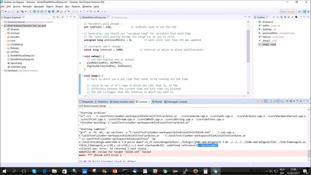 unit test your Arduino code with Sloeber смотреть онлайн