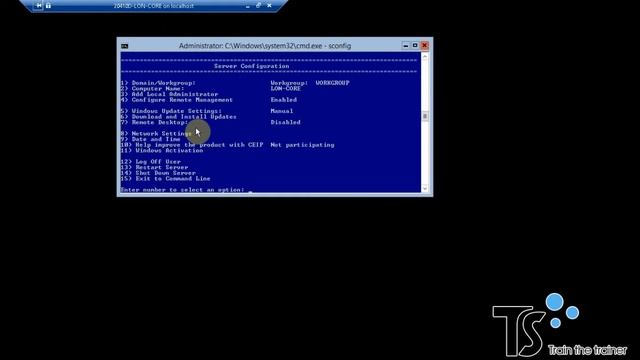 Configuring Windows Server 2012 Server Core смотреть онлайн