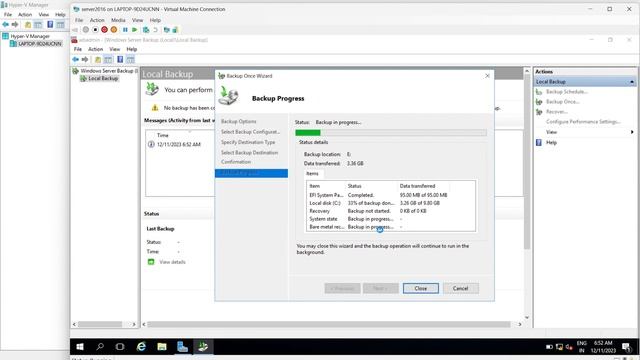 Windows Server 2016 - How to Configure Windows Server Backup смотреть онлайн