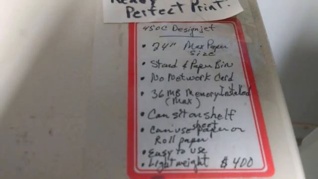 HP 450C Designjet from The Plotter Princess - 651-247-3022 смотреть онлайн