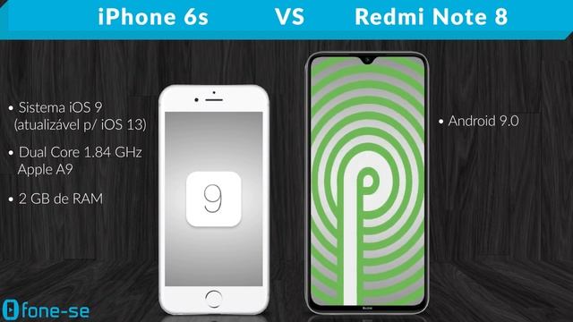 iPhone 6s vs Redmi Note 8 (Comparativo) смотреть онлайн