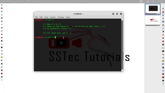 WOL E Wake On Lan Tool Suite on Kali Linux 2017 3 смотреть онлайн