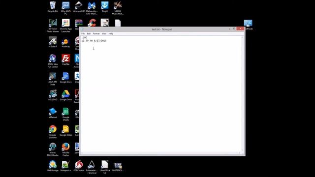 How to make a Log file in Windows 8.1 смотреть онлайн