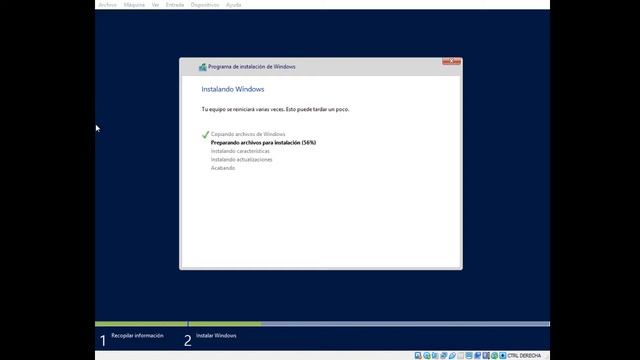 Instalacion Windows Server 2012 R2, DataCenter GUI y Core(PARTE 2 GUI) смотреть онлайн