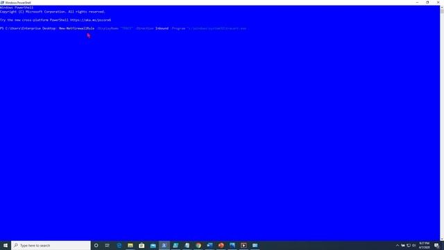Firewall Through Powershell Pt 7 смотреть онлайн