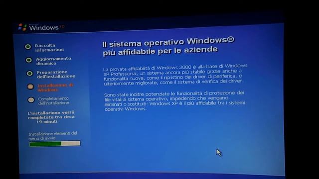 Time lapse installazione Windows XP con presentazione finale!! смотреть онлайн