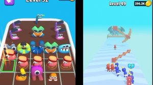 Merge Alphabet Lore "ABC Run" vs Merge Rainbow Friends 3D Run ⭐ Android Gameplay