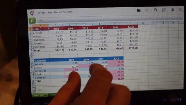 QuickOffice for Android Honeycomb tablets: View and Edit MS Office documents [Preview] смотреть онлайн