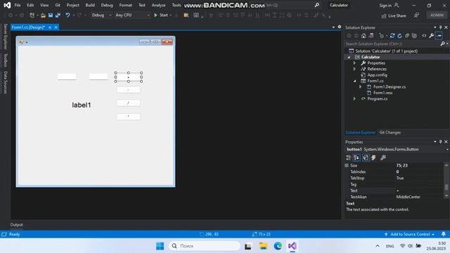 Simple calculator in c#. C sharp for beginners #csharp, #dotnet смотреть онлайн