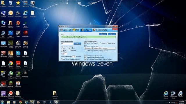 How to make HD videos using Fraps смотреть онлайн