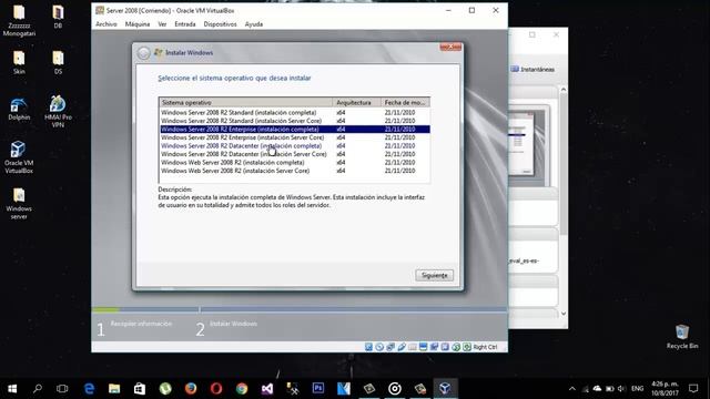 Como crear una Maquina Virtual e instalar Windows Server 2008 R2 смотреть онлайн