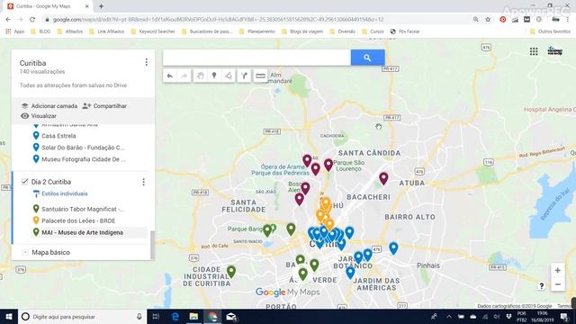Usando o Google My Maps e o Maps.me no seu roteiro de viagem смотреть онлайн