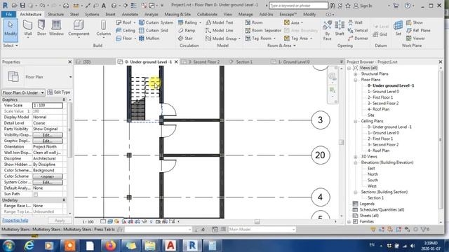 Revit Tutorial For Beginners Part 13 , doors смотреть онлайн