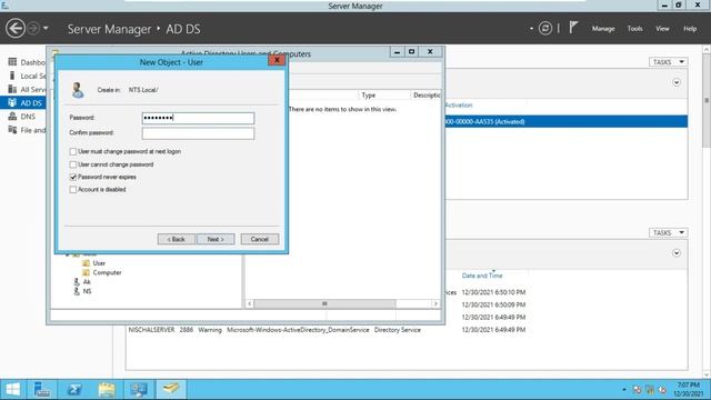 how to create user and ou and group in active directory windows server 2012-2016 (MCSA) смотреть онлайн