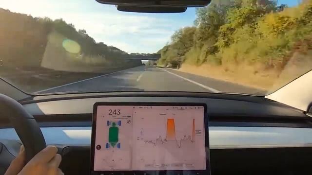 Tesla Model 3 Acceleration 0-264 Km/h | Top Speed | Performance