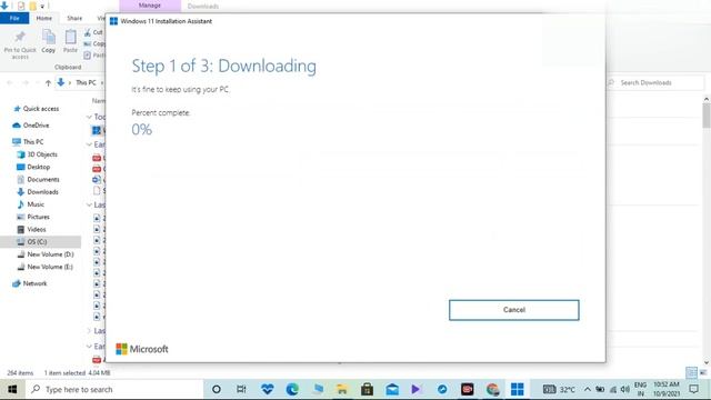 How to upgrade?windows 10 to 11 using Installation Assistant method!(No data loss)! смотреть онлайн