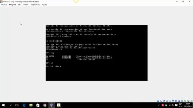 Recuperación del archivo ntldr por disco de recuperación de XP смотреть онлайн