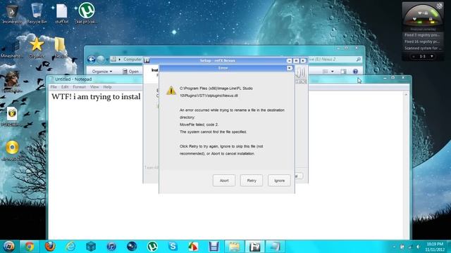 reFX Nexus 2 Error message (pointless video don't watch) смотреть онлайн
