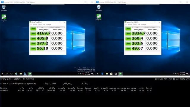 KVM NVMe Concurrent Disk Test смотреть онлайн