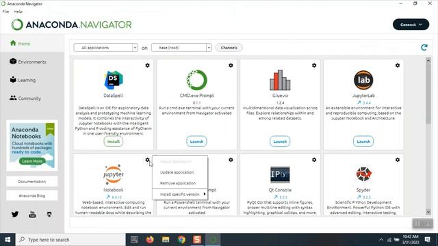 Updating Applications in Anaconda Distribution (Windows) смотреть онлайн
