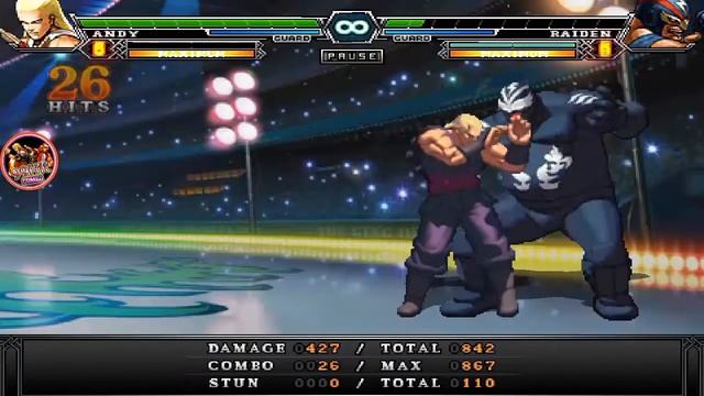 KOF 2012 Andy Combos смотреть онлайн