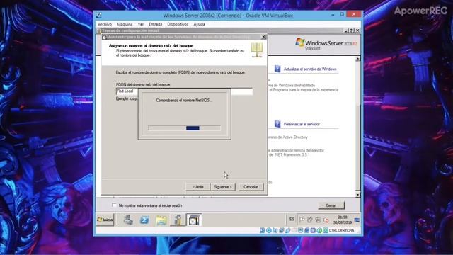 Crear Dominio y Enrutamiento Windows Server 2008r2 (VirtualBox) смотреть онлайн