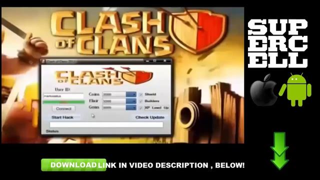 Clash of Clans Hack 2017 No Survey No Password Updated смотреть онлайн