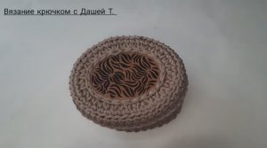 Корзинка овальная. Плотный узор. Шнур 3 мм. Мастер-класс. МК 2024