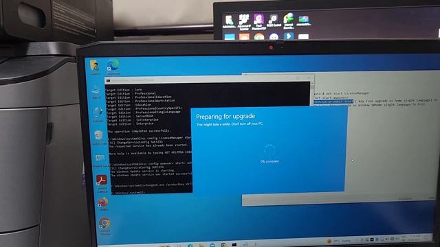 Upgrade from Windows 10 Home to Windows 10 Pro for free || CMD Commend смотреть онлайн